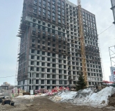 Ход строительства дома 1 в ЖК Роща -