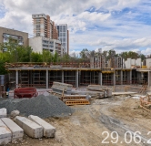 Ход строительства дома 1.1 в ЖД Тетро -