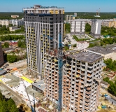 Ход строительства дома секция 2, 2.1 в ЖК Пульсар -