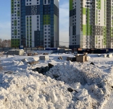 Ход строительства дома 10.1 в ЖК ЭКО-квартал на Кедровой -