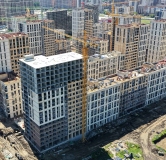 Ход строительства дома Литер 20 в ЖК Народные Кварталы -