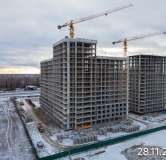 Ход строительства дома № 2 (1714) в ЖК Сибирский -