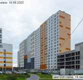 Ход строительства дома 132, корпус 223.2 в ЖК Цветной Город -