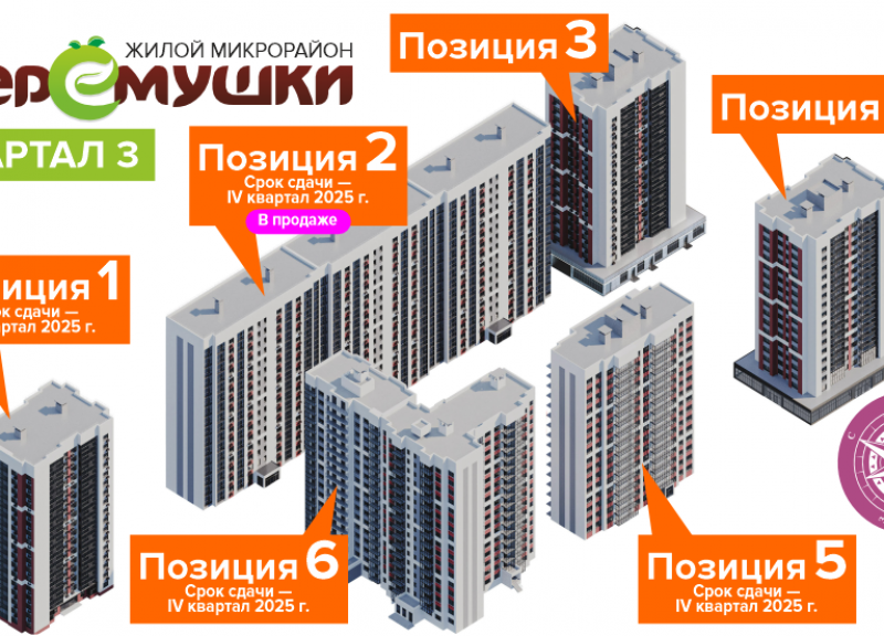 Дом Позиция 4, 3 квартал в Микрорайон Черемушки - фото 1