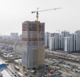 Ход строительства дома 1 в ЖК Шарташ Парк -