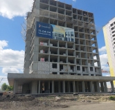 Ход строительства дома секция 1 в ЖК Гармония -