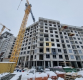 Ход строительства дома 58, 3 этап в ЖК Премьер-квартал на Набережной -