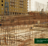 Ход строительства дома № 1.5 в ЖК Плодово-Ягодный -