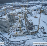 Ход строительства дома 149.5 в ЖК Ручьи -