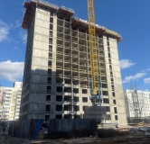 Ход строительства дома № 43 (ГП-1) в ЖК В 10-м микрорайоне -