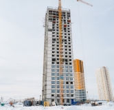 Ход строительства дома № 8 в ЖК Мёд -