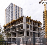 Ход строительства дома 1.2 в ЖК Риверсайд (Riverside) -