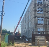 Ход строительства дома 9 в ЖК По ул. Сергея Лазо -