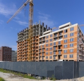 Ход строительства дома № 1306 (ГП-5.2) в ЖК Зарека -