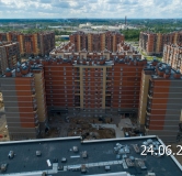 Ход строительства дома 36 в ЖК Новое Колпино -