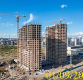 Ход строительства дома № 5.2 в ЖК Новоостровский -