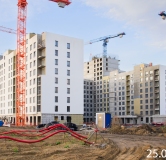 Ход строительства дома корпус 1 в ЖК Счастье в Кольцово -