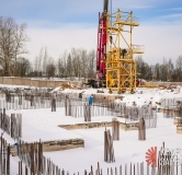 Ход строительства дома 1 этап, Корпус Е в ЖК Квартал Заречье -