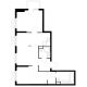 2 комнатная квартира 58,5 м² в ЖК Савин парк, дом корпус 10 - планировка