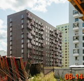 Ход строительства дома корпус 7 в ЖК Нокса Парк -