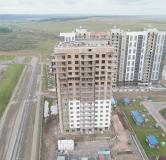 Ход строительства дома № 1 в ЖК Кедр -