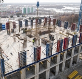 Ход строительства дома 1.1 в ЖК Urman City -