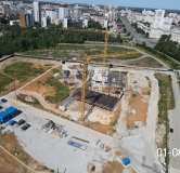 Ход строительства дома 1 в ЖК Голос Заря -