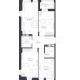 3 комнатная квартира 82,7 м² в ЖК Veren Next Шуваловский, дом 9 - планировка