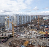 Ход строительства дома № 2 в ЖК АйвазоSKY -