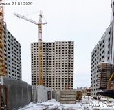 Ход строительства дома 144.3 в ЖК Ручьи -