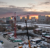 Ход строительства дома 1 в ЖК Страна. Тополёвая -