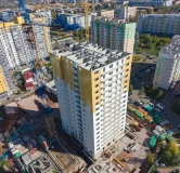 Ход строительства дома 12.1 в ЖК Курчатова -