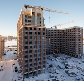 Ход строительства дома Инновационный (ГП-24) в Микрорайон Домашний -