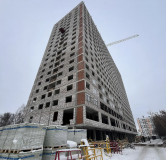 Ход строительства дома блок А в ЖК Лазурный -