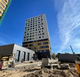 Ход строительства дома № 1.5 в ЖК Сахарный дол -