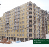 Ход строительства дома № 1.3 в ЖК Плодово-Ягодный -