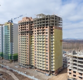 Ход строительства дома 2 в ЖК Аллея Парк -