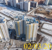 Ход строительства дома № 13а в Микрорайон Нанжуль-Солнечный -