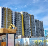 Ход строительства дома 75 в ЖК Радужные дворы -