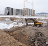 Ход строительства дома 1 в ЖК По ул. Школьная (Шушары) -