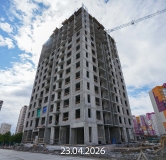 Ход строительства дома 10 в ЖК Прео-8 -