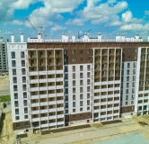 Ход строительства дома 1.1, 1 этап в ЖК Солнечный -