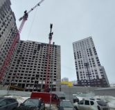 Ход строительства дома 1 в ЖК Рассвет -