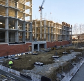 Ход строительства дома 1 в ЖК Траектория -