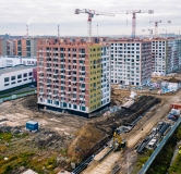 Ход строительства дома 35, корпус 2 в ЖК Новое Колпино -