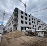 Ход строительства дома 5 в ЖК Лето -