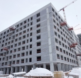 Ход строительства дома 1, 2, 3, 4 в ЖК Сибирская Калина -