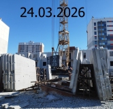 Ход строительства дома 6 в ЖК Крылья -