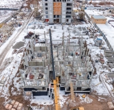 Ход строительства дома 3.2.1 в ЖК Остров на Норильской -
