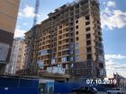 Ход строительства дома Литер 1 в ЖК Династия - фото 29, Октябрь 2019